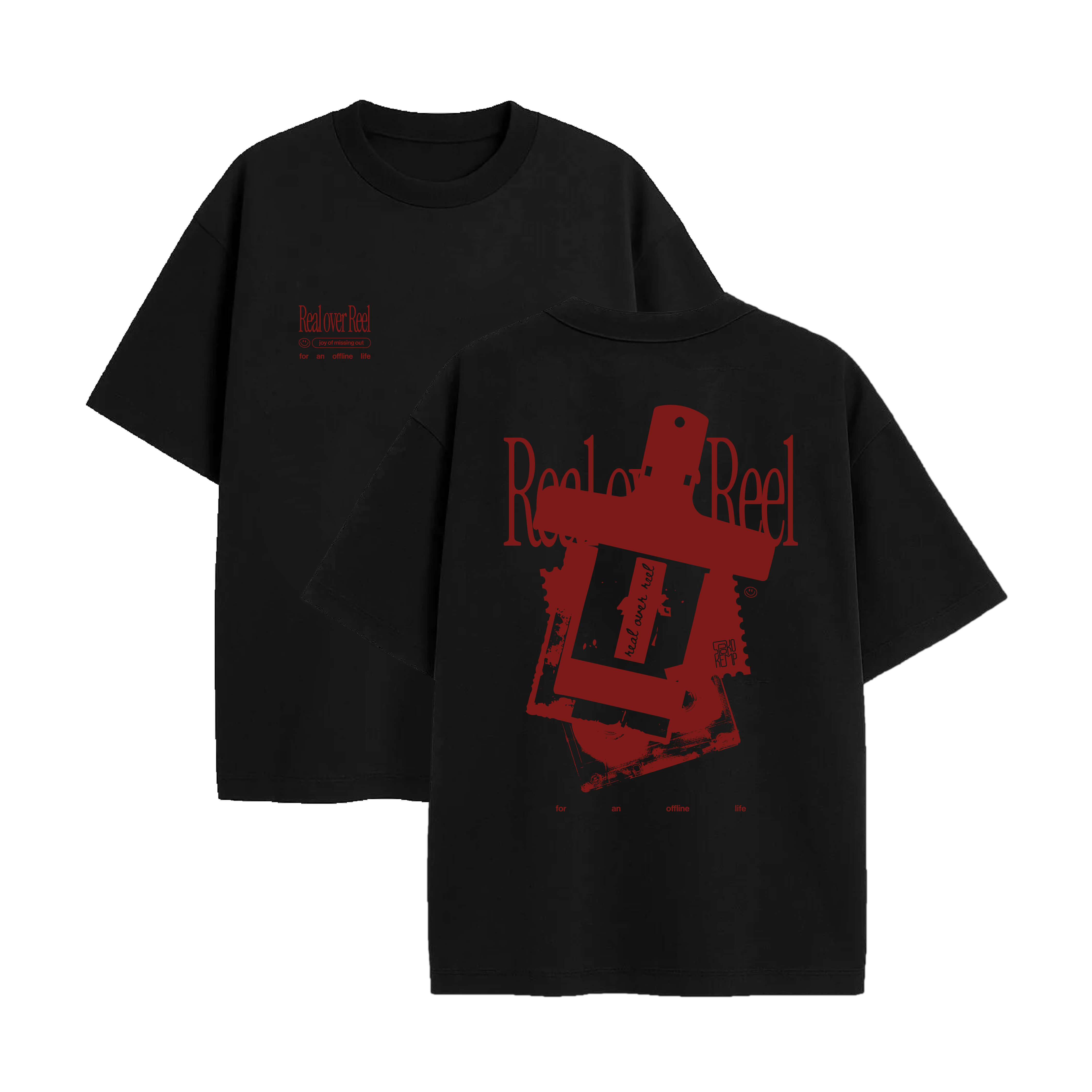 black tees bordowy-spokokemp